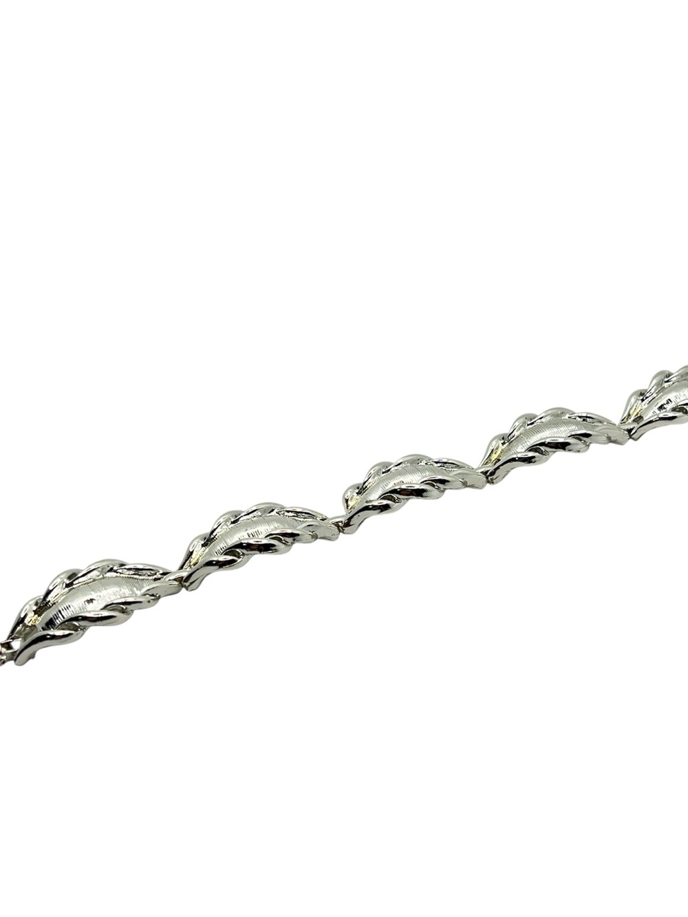 Beaded Silver-Tone Screwback Earrings - 'Bero' Marking - Picture 4 of 5